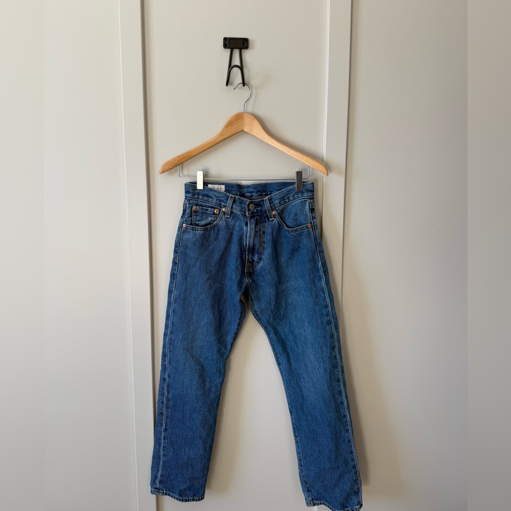 Vintage Levis 551 Jeans Womens 24 High Rise Mom Relaxed Fit Tapered‎ Made In USA